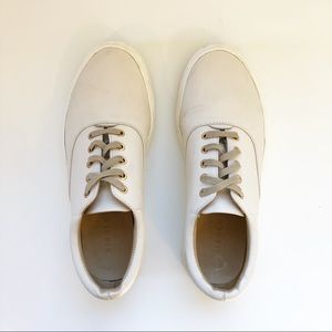 Nisolo Elayna Leather Sneakers Bone Size 8.5